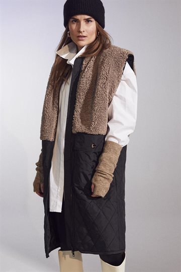 Co´ Couture Alley Fur Mix Vest 90203